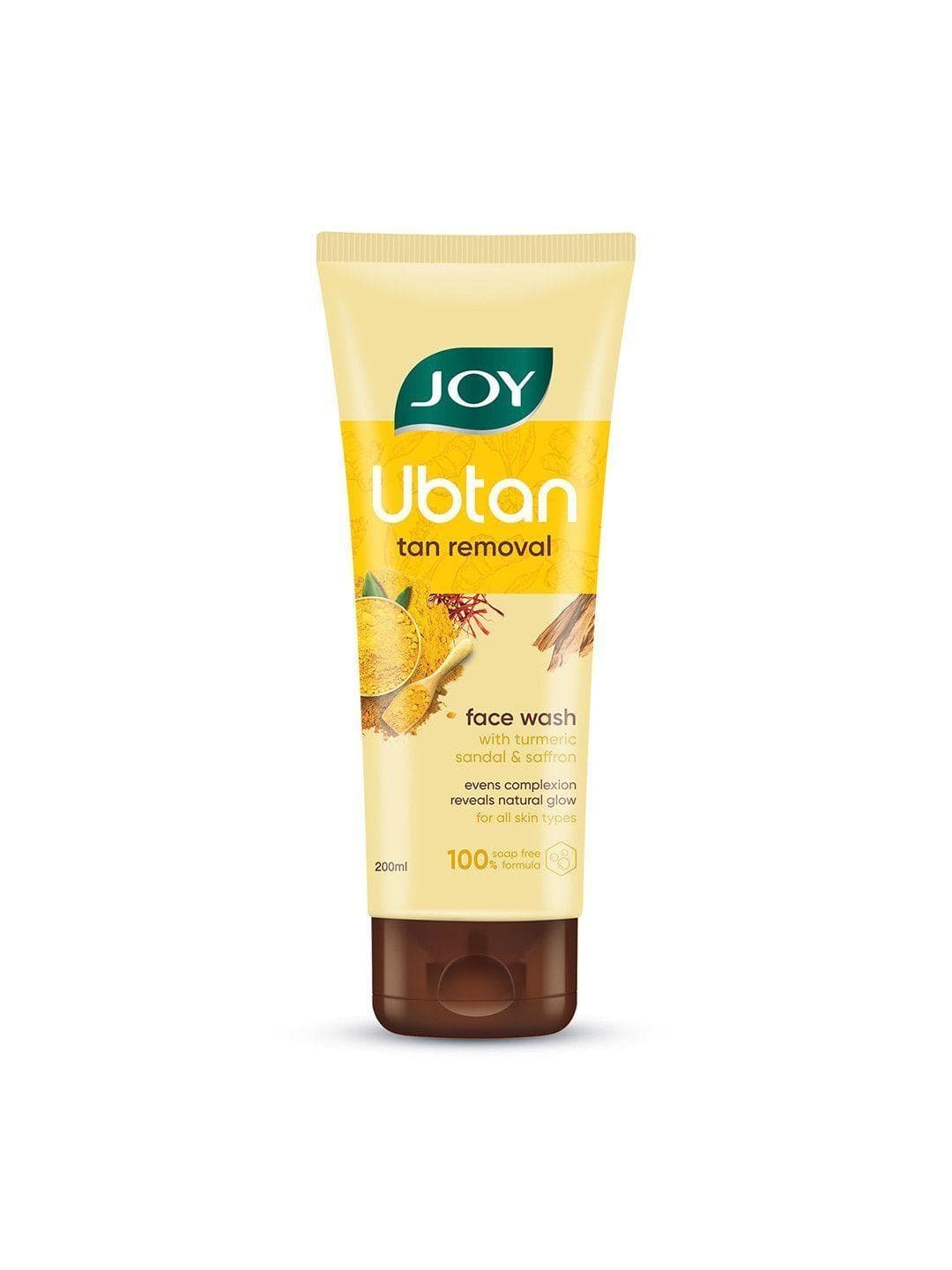 Buy JOY Skin Brightening & Glowing, Tan Removal Ubtan Face Wash 200 Ml - - Personal Care for Unisex