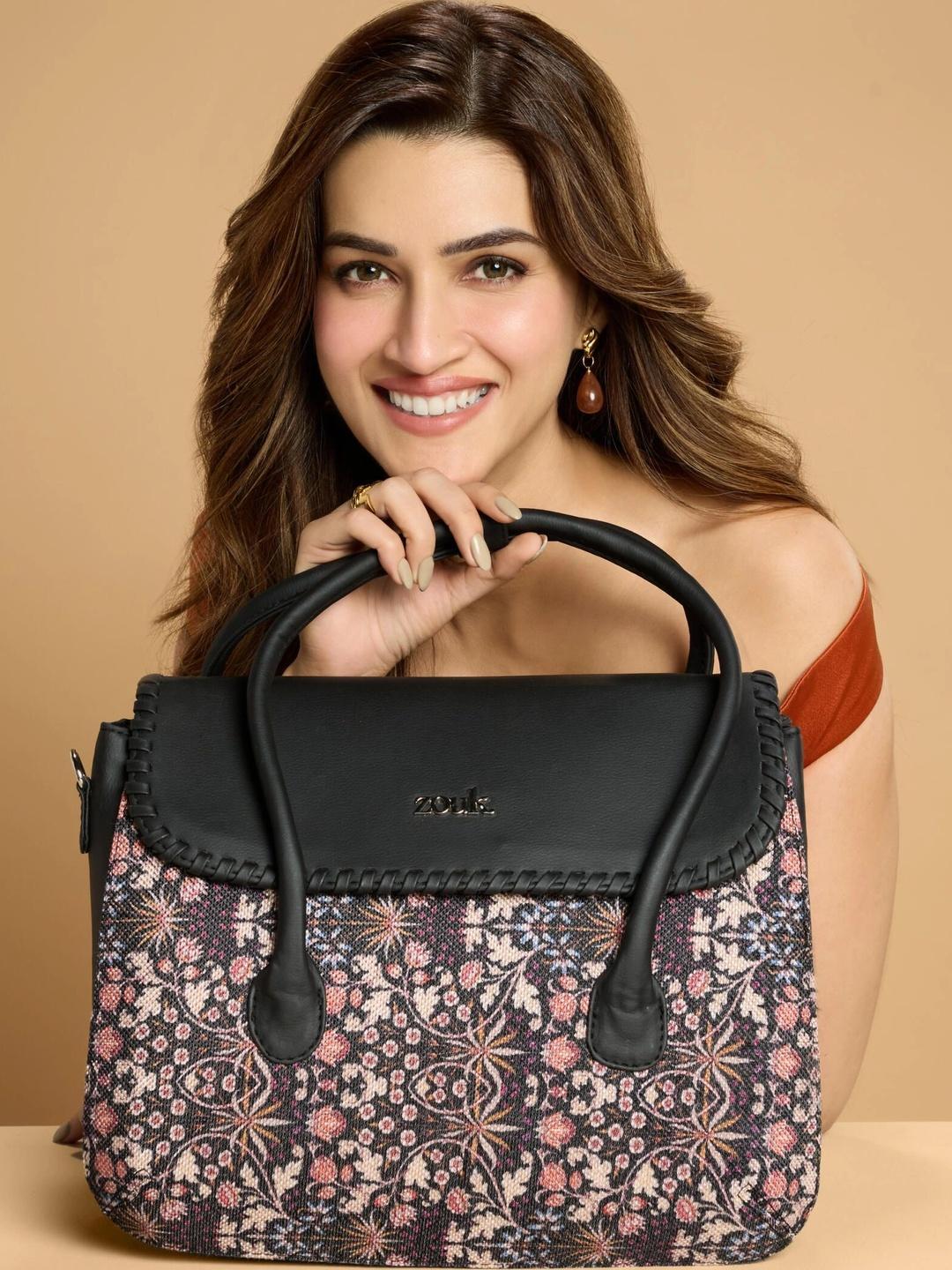 Buy ZOUK Multicoloured Floral Structured Handheld Bag Satchel - - Accessories for Women