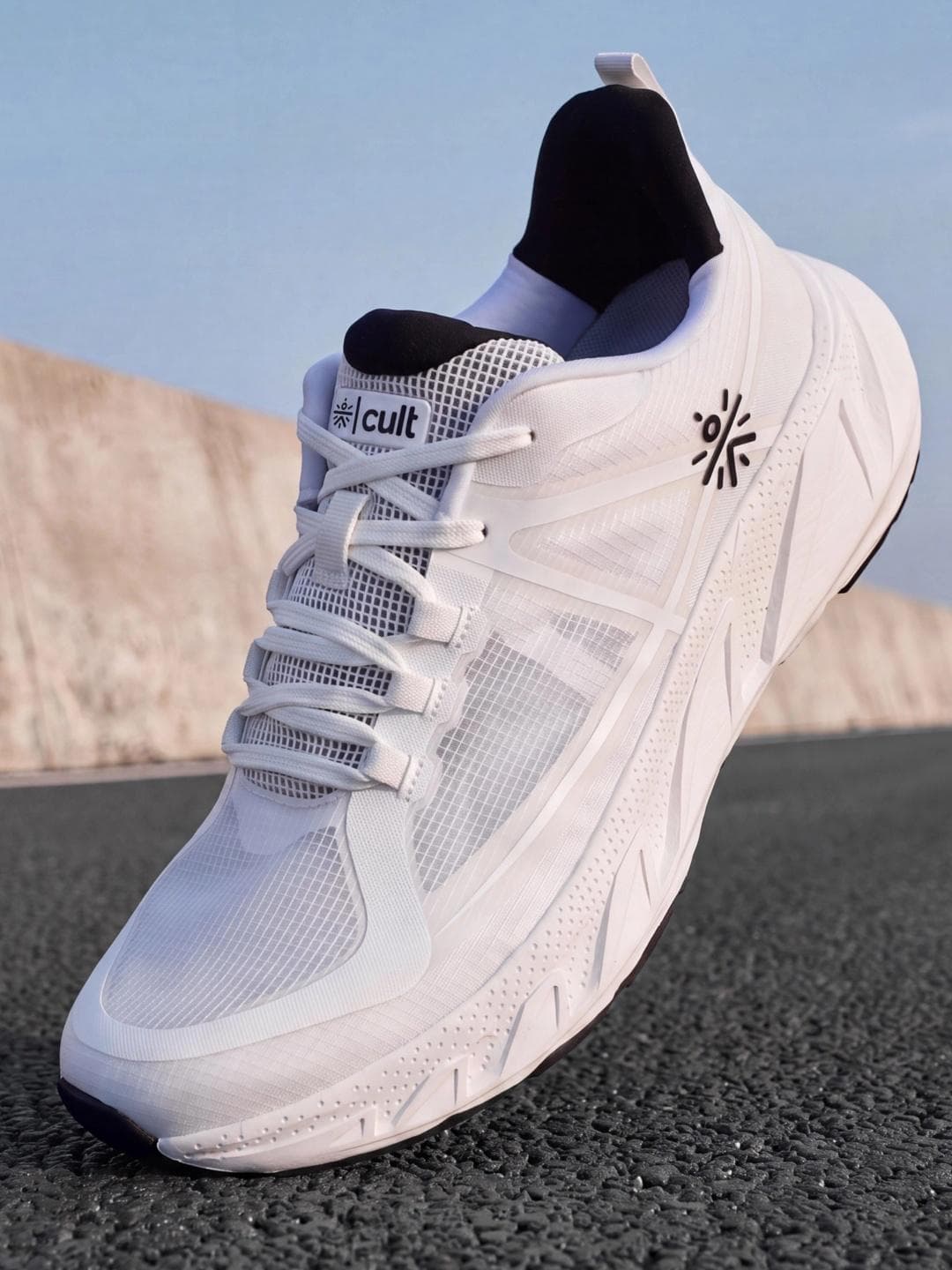 Buy CULT Men Off White Traverse Running Shoes - - Footwear for Men