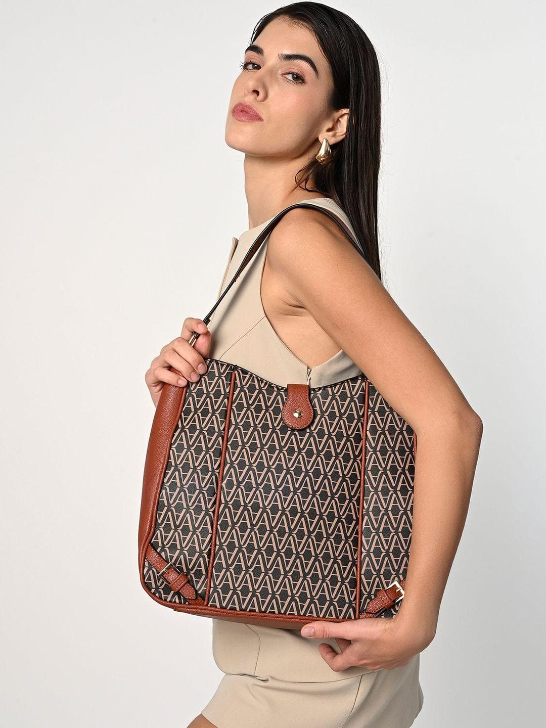 Accessorize Women Brady Monogram Shoulder Bag