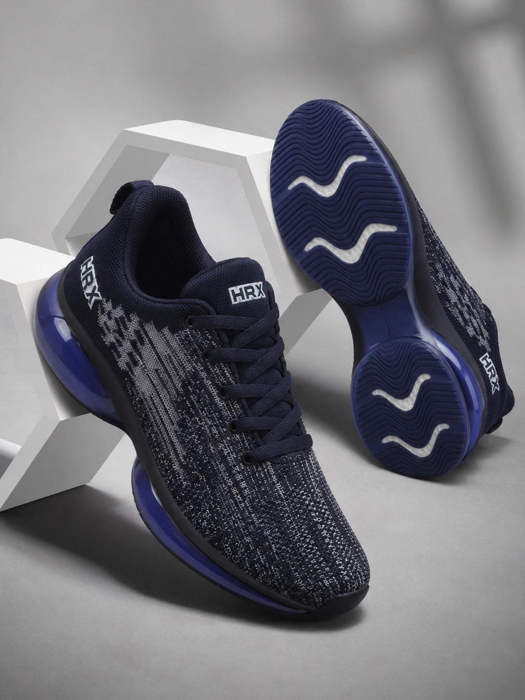 Buy HRX By Hrithik Roshan Men Textile Running Shoes - - Footwear for Men