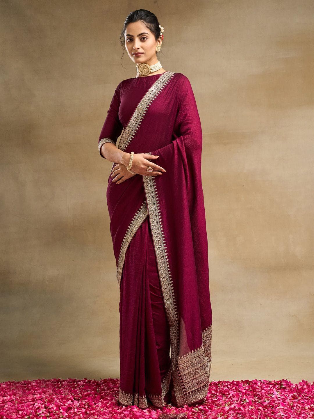 kasee Embroidered Saree
