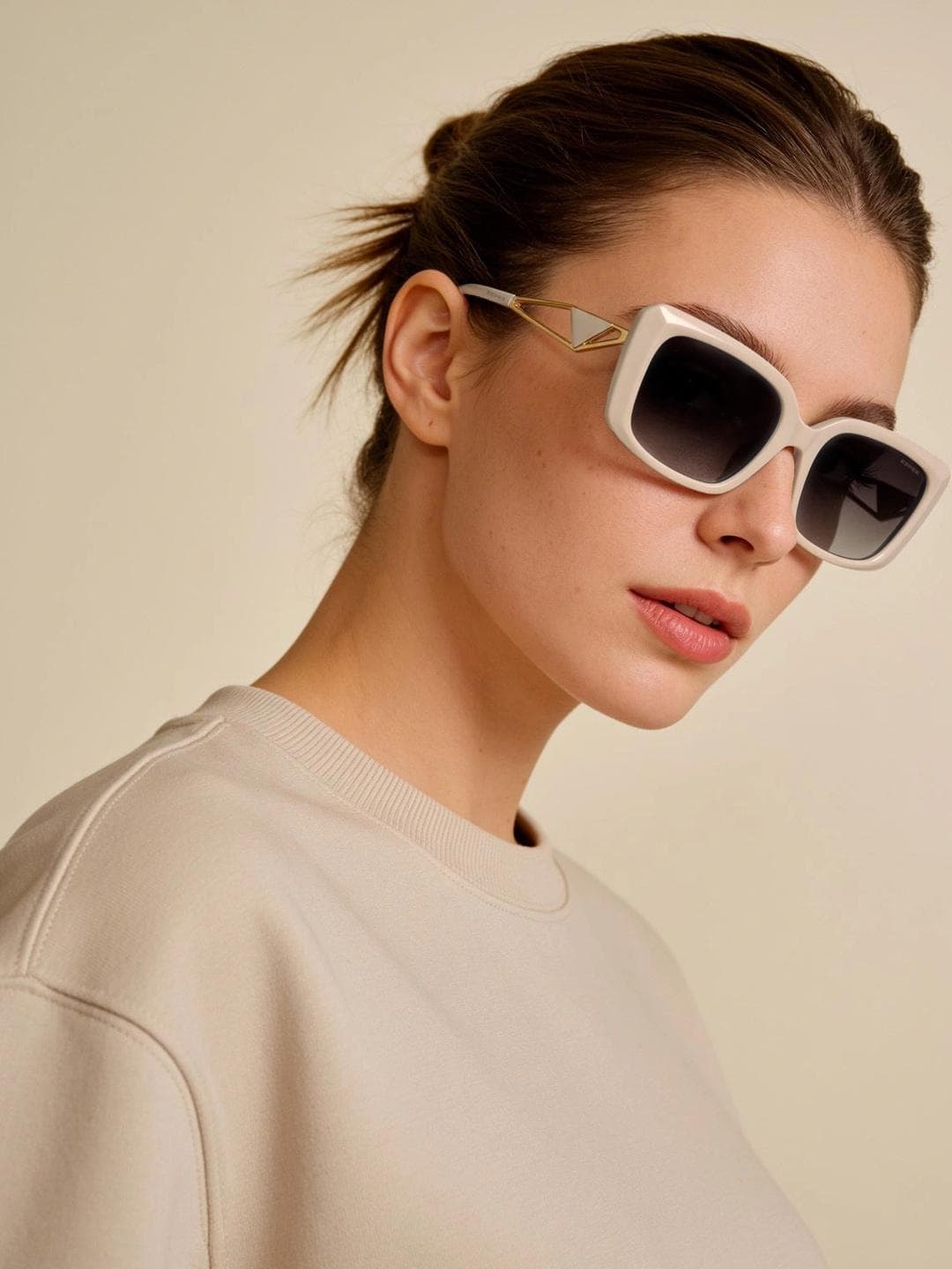 Espee Women Brown Lens & Gold-Toned Butterfly Sunglasses with UV Protected Lens