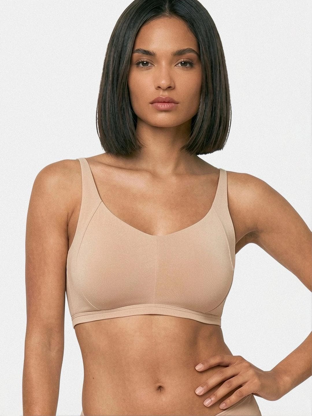 Buy Enamor Intellifresh Eco Antimicrobial Cotton Minimizer Bra A058 - - Apparel for Women