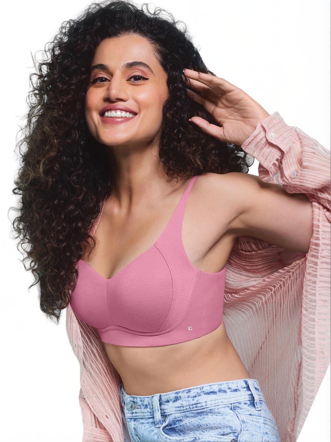 Buy Enamor Women Bamboo Cotton Full Support Everyday T Shirt Bra A077 - - Apparel for Women