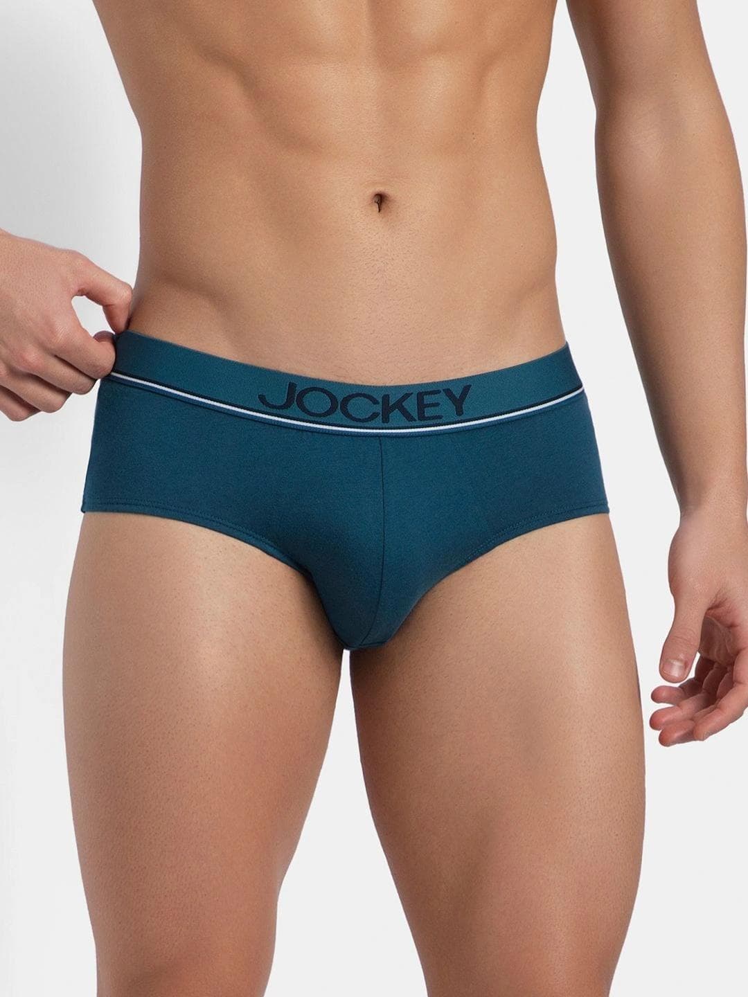 Buy Jockey Combed Cotton Brief With Ultrasoft Waistband 8037 - - Apparel for Men