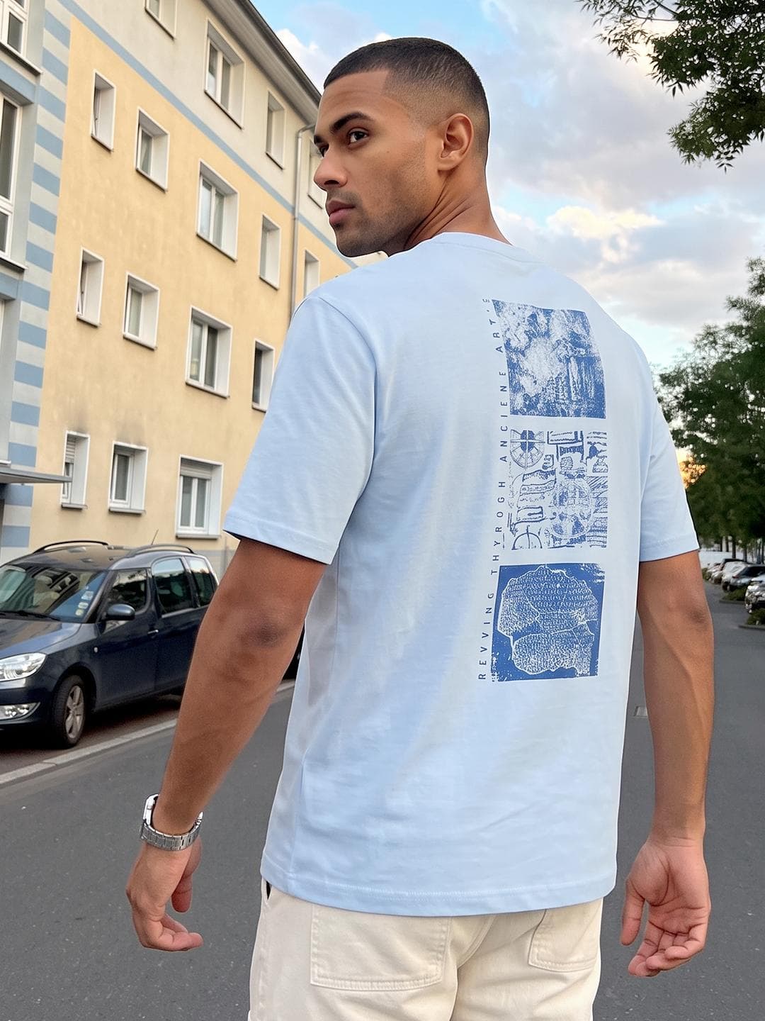 Roadster Men Typography Printed T-shirt