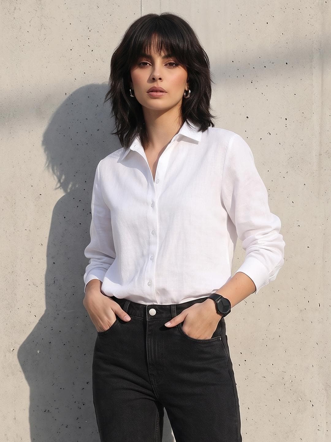 The Roadster Life Co. Spread Collar Casual Shirt