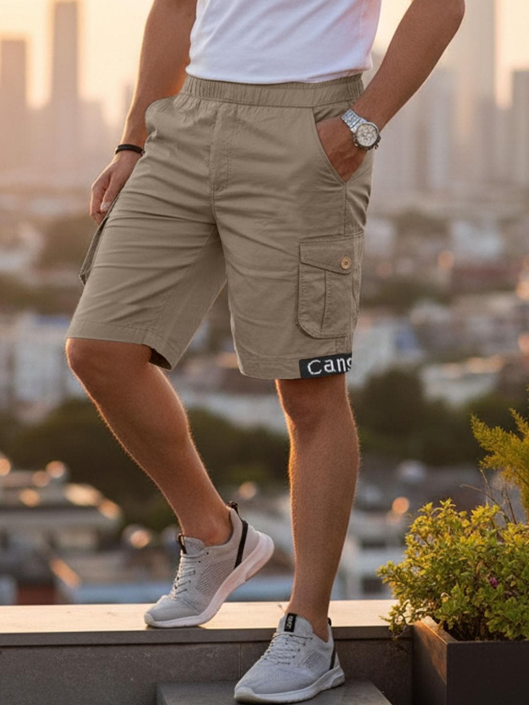 WINSUNITY Men Cargo Shorts