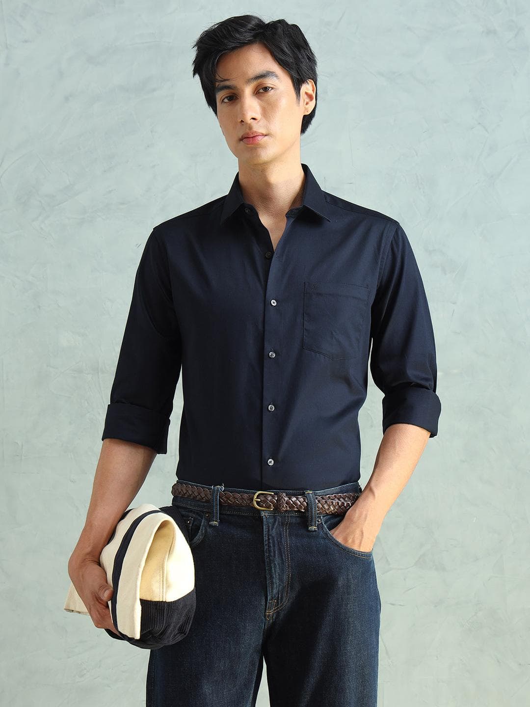 Arrow Manhattan Slim Fit Pure Cotton Formal Shirt