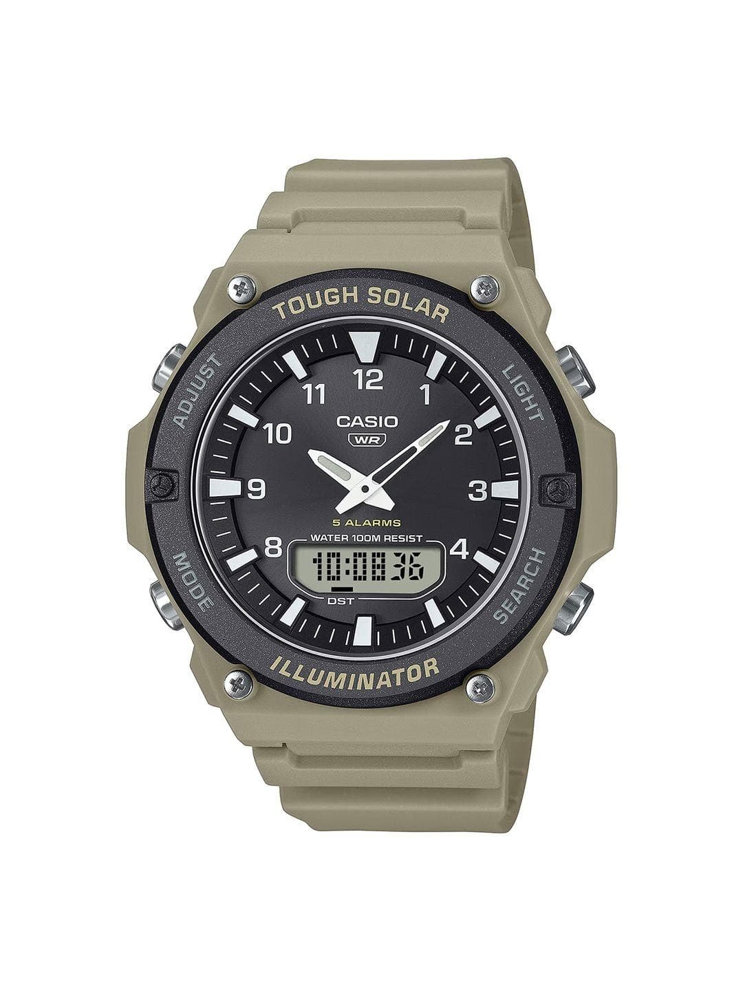 Buy CASIO Men Dial & Straps Analogue And Digital LED Backlight Solar Powered Watch AD288 - - Accessories for Men