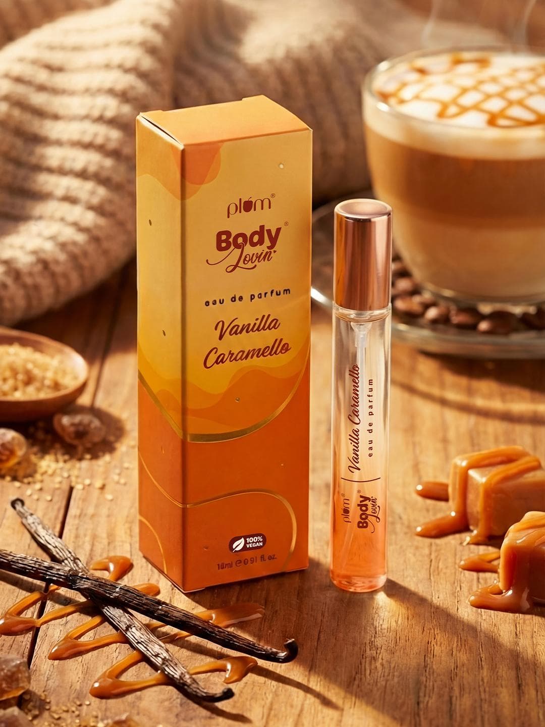 Buy Plum BodyLovin Gourmand Luxury Perfume Long Lasting Vanilla Caramello EauDe Parfum 15 Ml - - Personal Care for Unisex