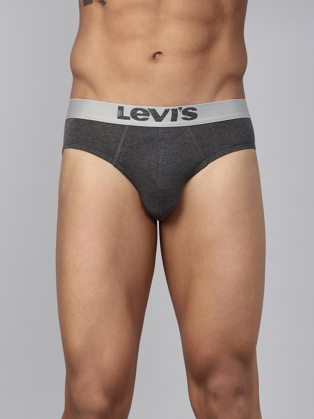 Buy Levis Men Solid Cotton Ultrasoft Waistband Brief With Smartskin Technology - - Apparel for Men