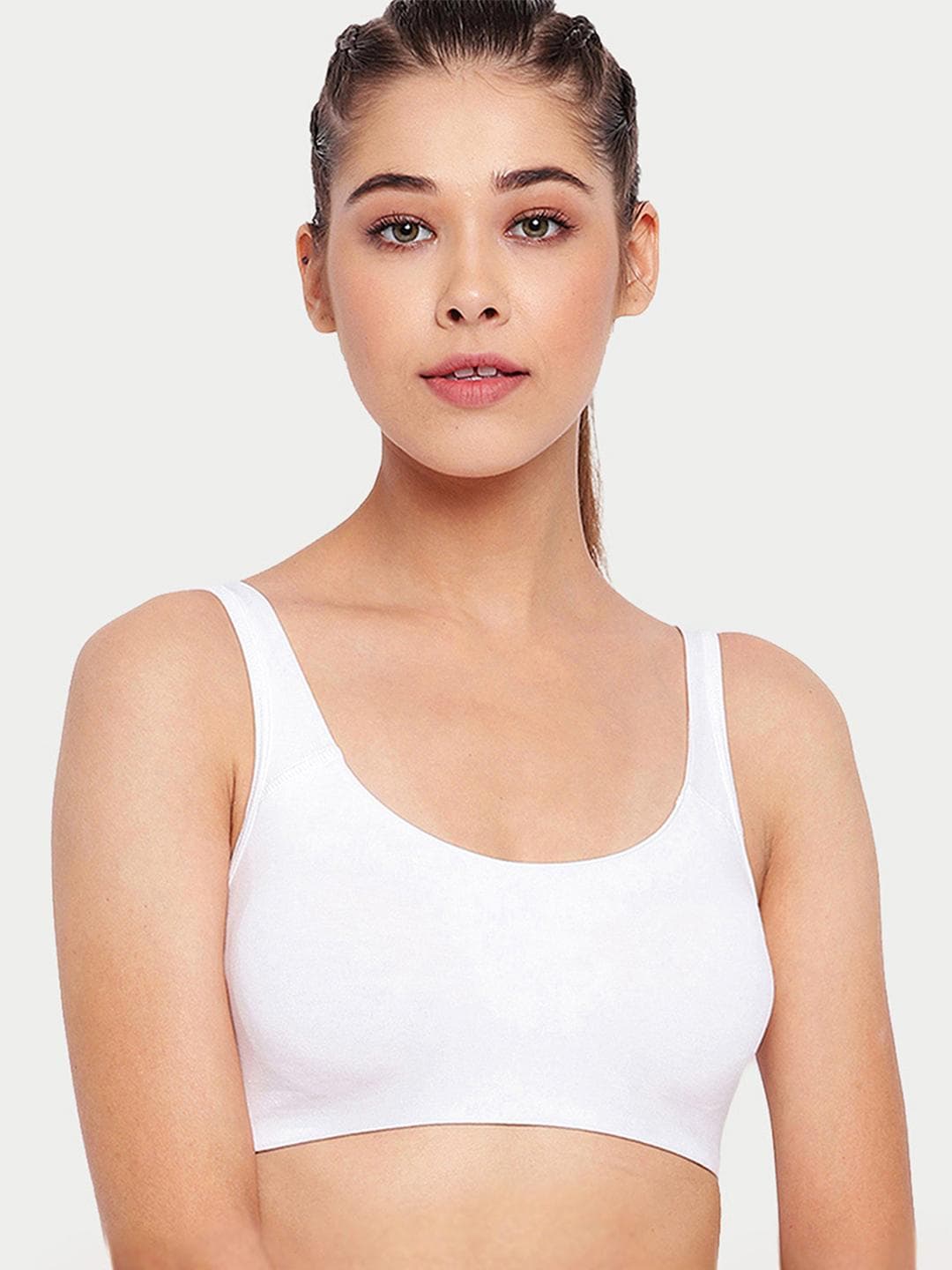 Buy Enamor Non Padded Wirefree & High Coverage Low Impact Sports Bra Sb06 - - Apparel for Women