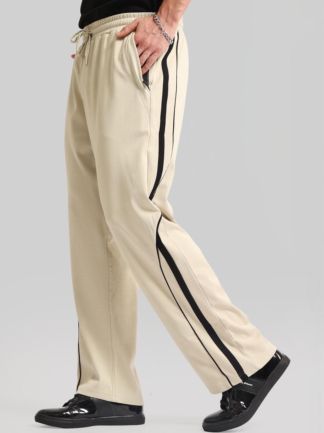 Maniac Men Biscuit Cross Wide-Leg Pants