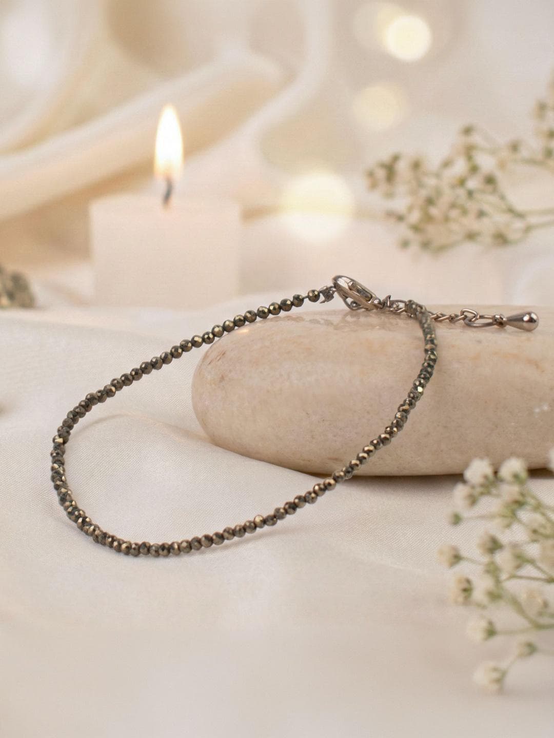 Buy Astrotalk Raw Pyrite Anklet - - Accessories for Women