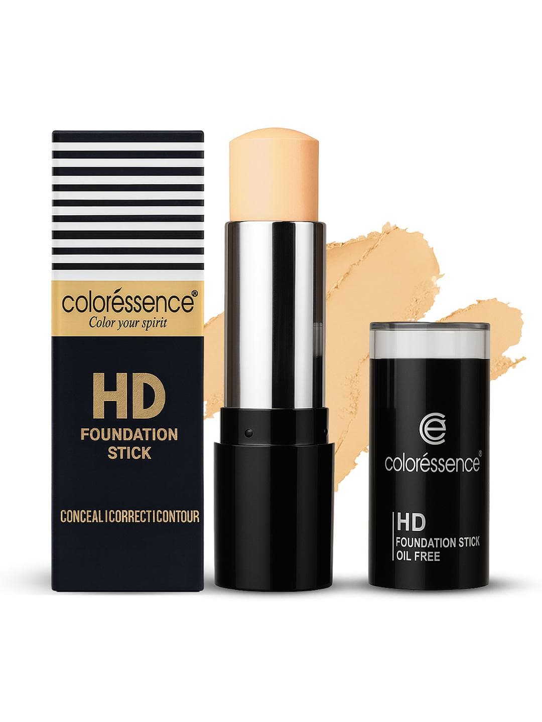 Buy Coloressence HD Foundation Stick 14g Nude Beige 8 - - Personal Care for Women