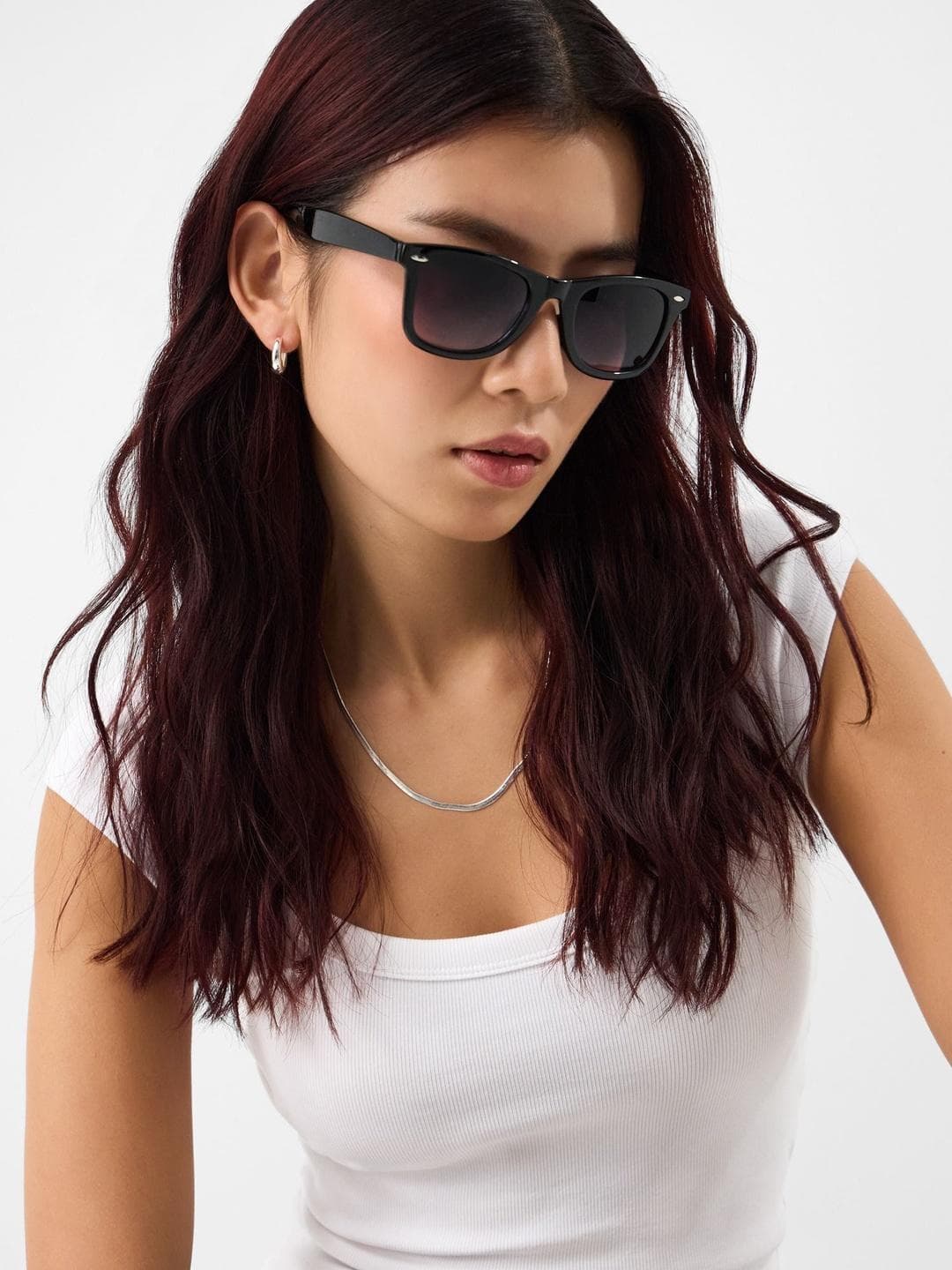 Buy Accessorize Women Black Lens & Black Rectangle Sunglasses With - - Accessories for Women