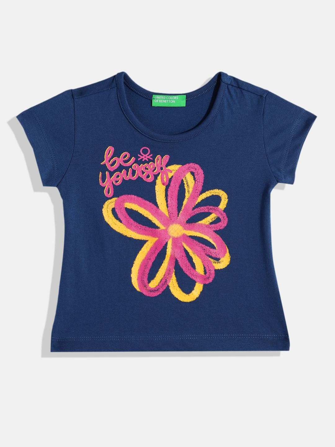 United Colors of Benetton Girls Printed T-shirt