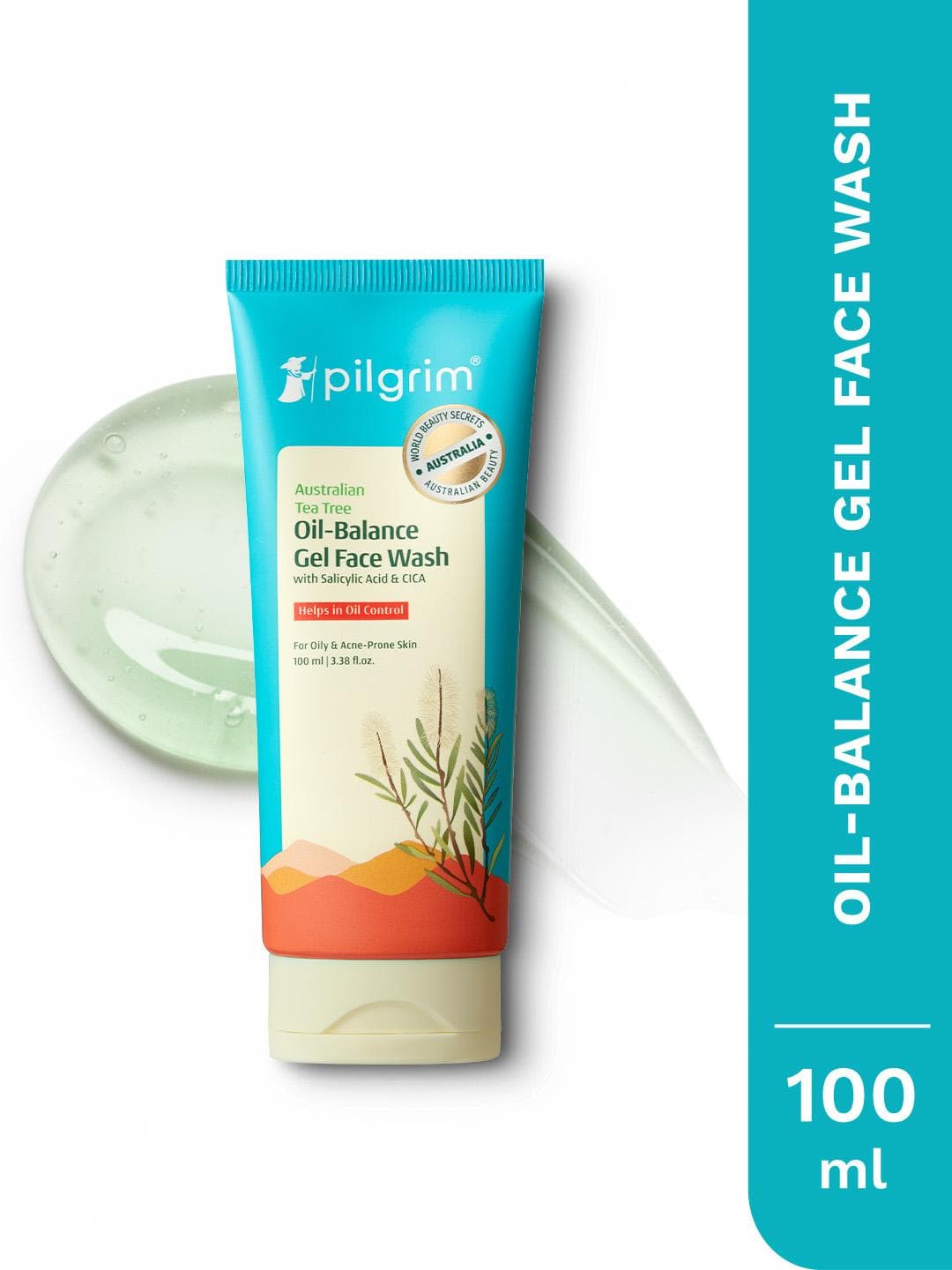 Buy Pilgrim Salicylic Acid Non Drying Gel Face Wash For Oily Acne Prone Skin 100 Ml - - Personal Care for Unisex