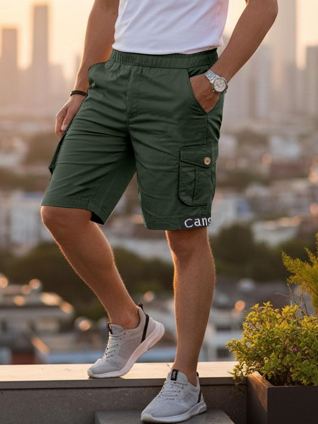 WINSUNITY Men Cargo Shorts