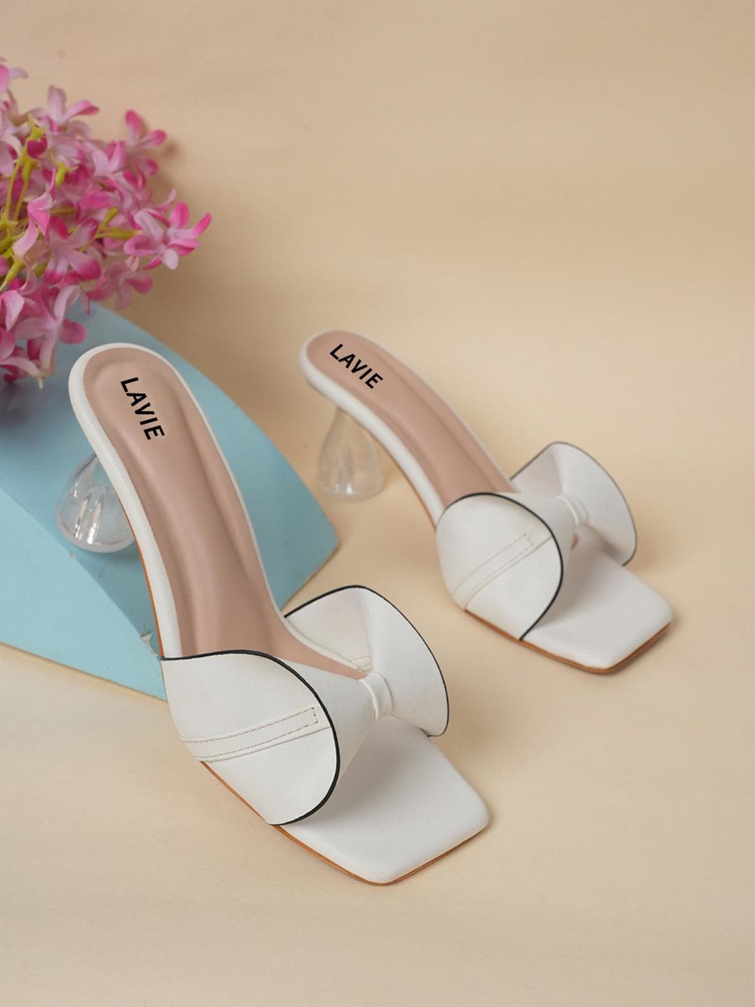 Lavie Party Block Mules with Bows