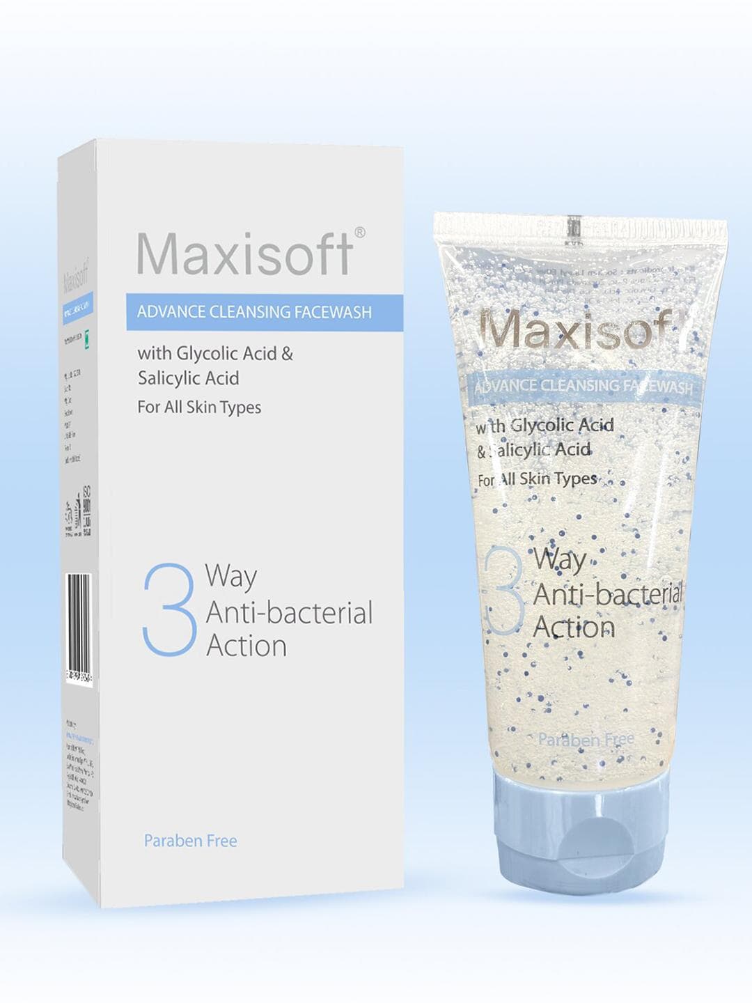 Maxisoft 3 Way Anti Bacterial Action Face Wash - 100ml