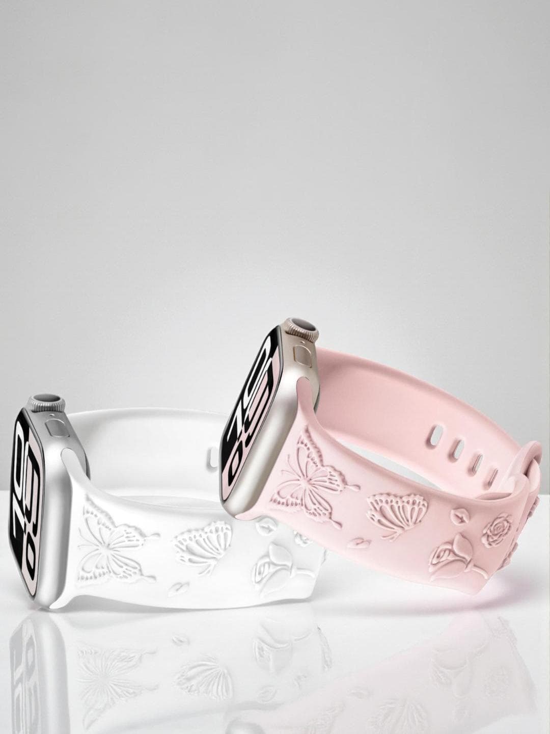 LORENZ Floral 3D Pattern Apple Watch Strap