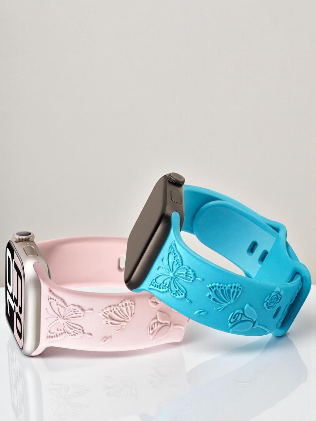 LORENZ Floral 3D Pattern Apple Watch Strap