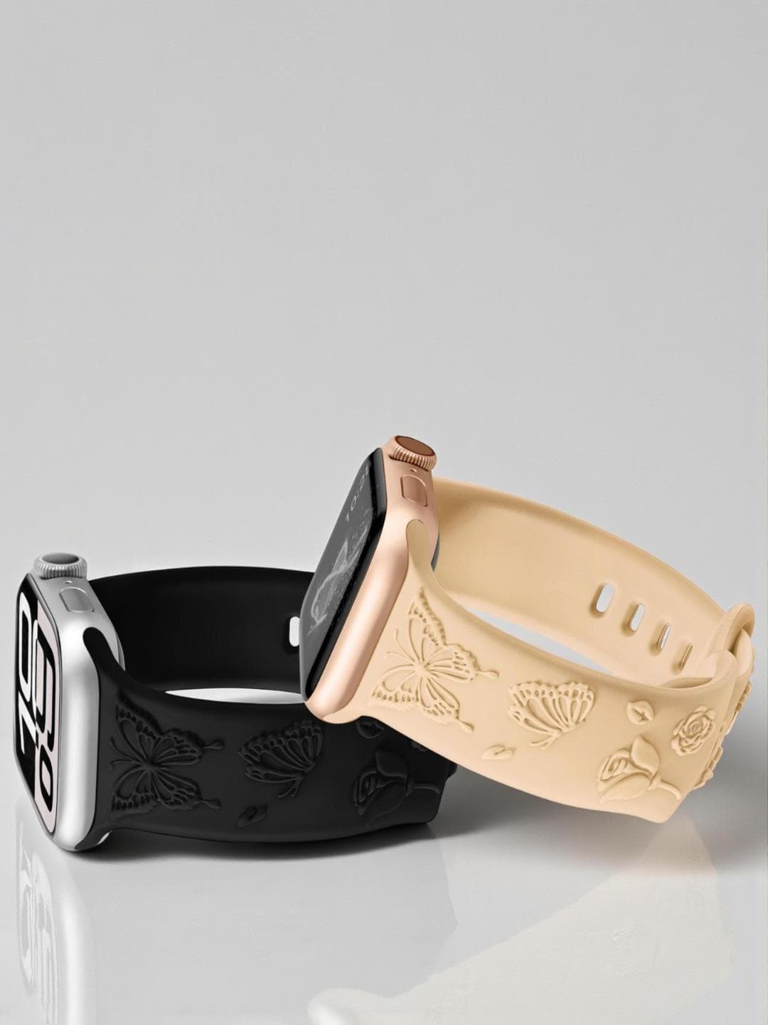 LORENZ Floral 3D Pattern Apple Watch Strap