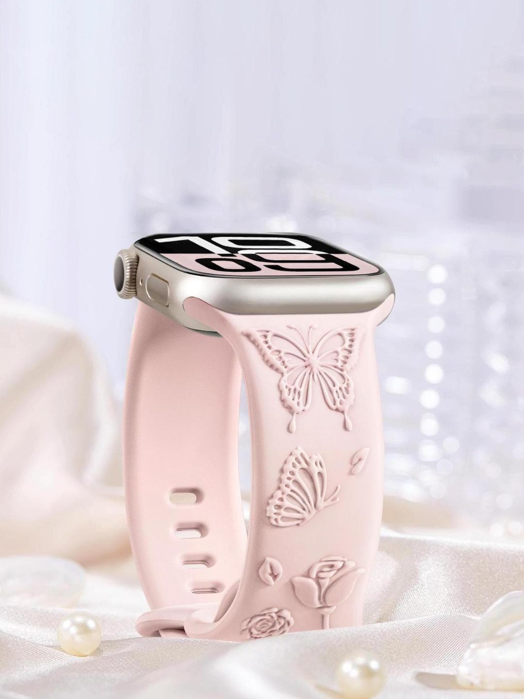 LORENZ Floral 3D Pattern Apple Watch Strap