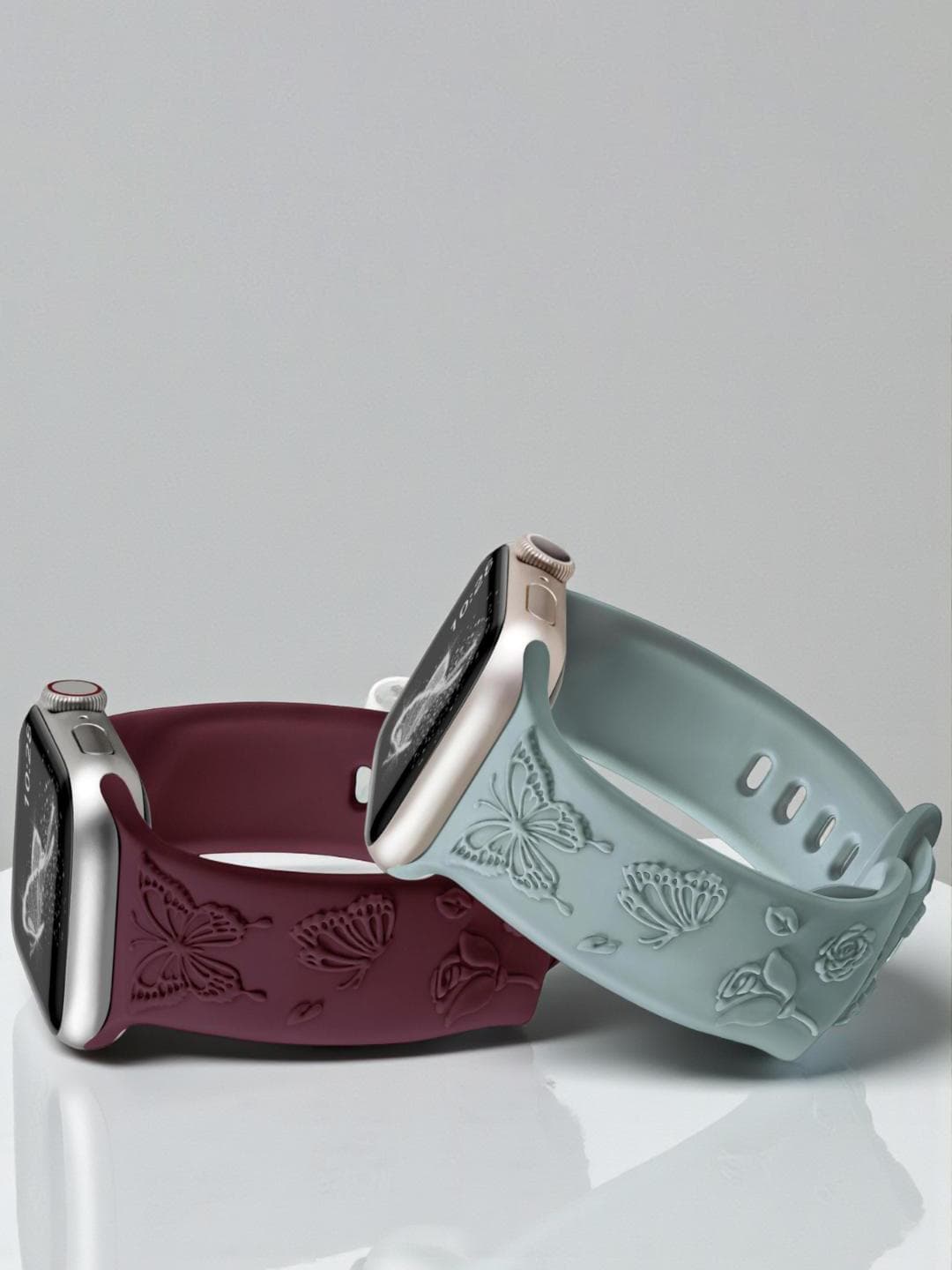 LORENZ Floral 3D Pattern Apple Watch Strap