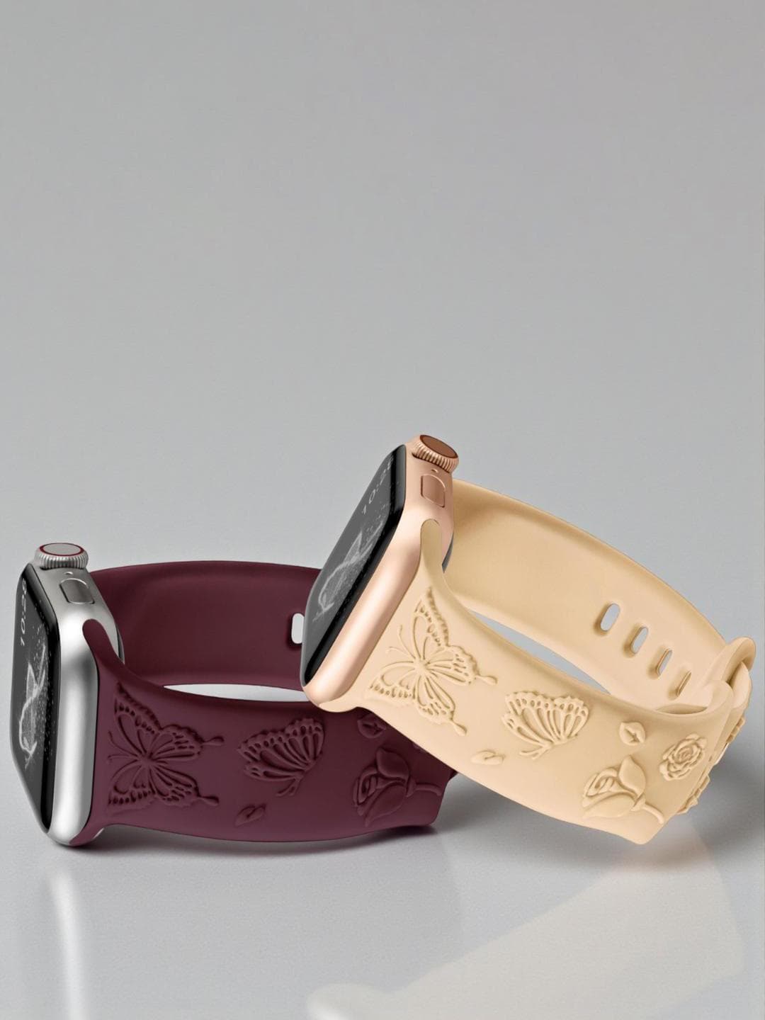 LORENZ Floral 3D Pattern Apple Watch Strap
