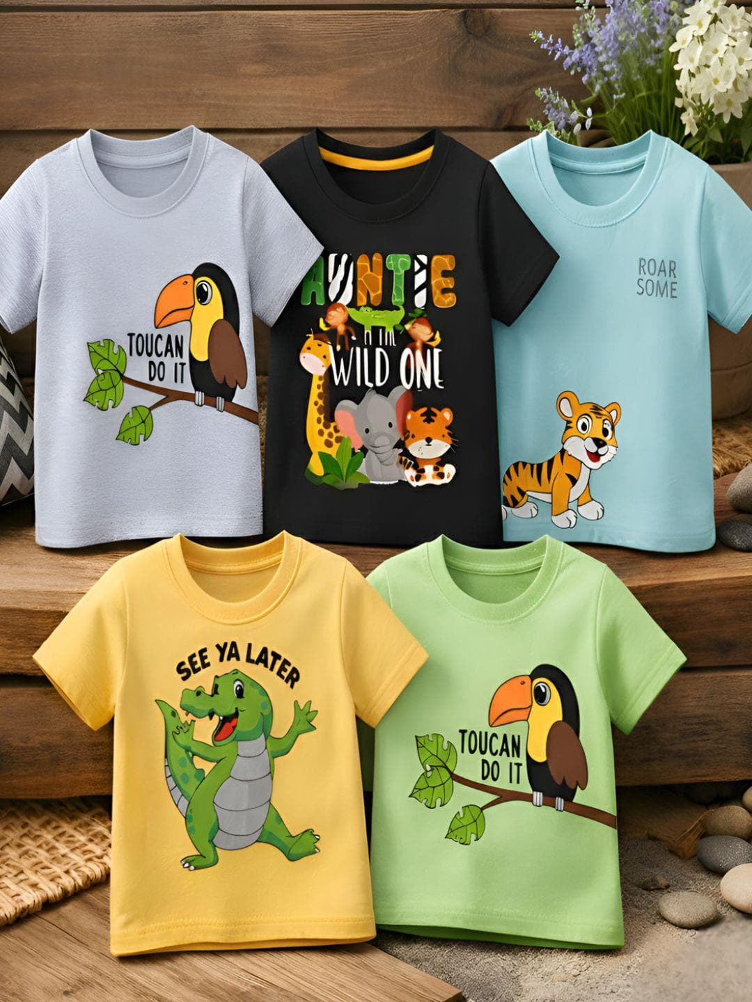 PY PINKYOU Boys Cotton Tshirts