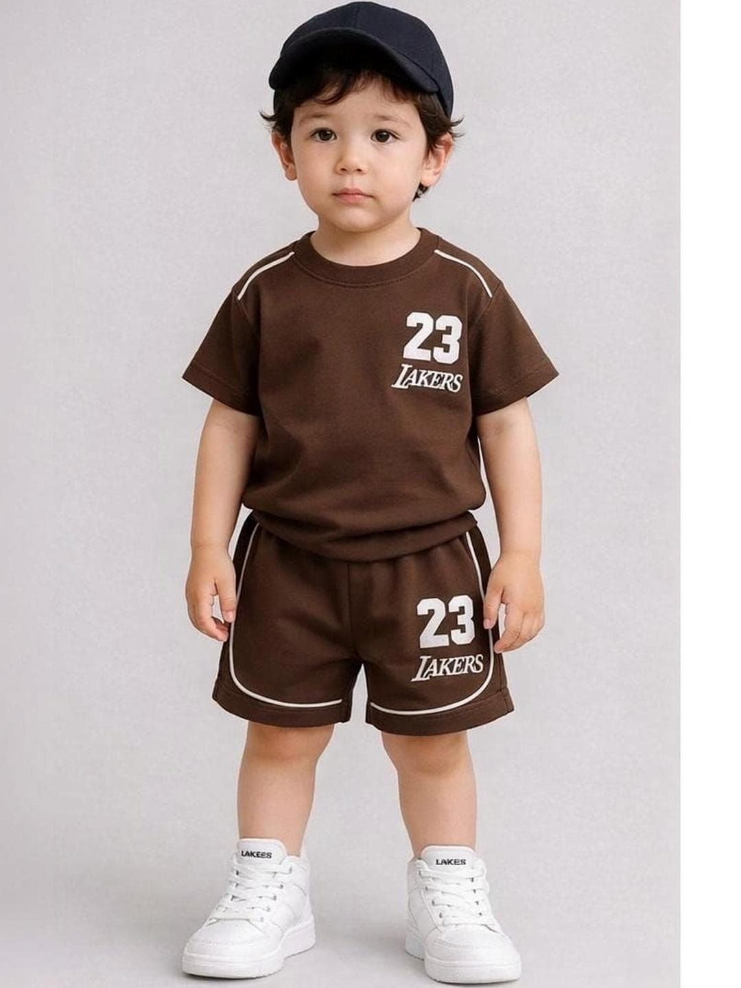 Kiditude Unisex Kids Printed T-shirt with Shorts