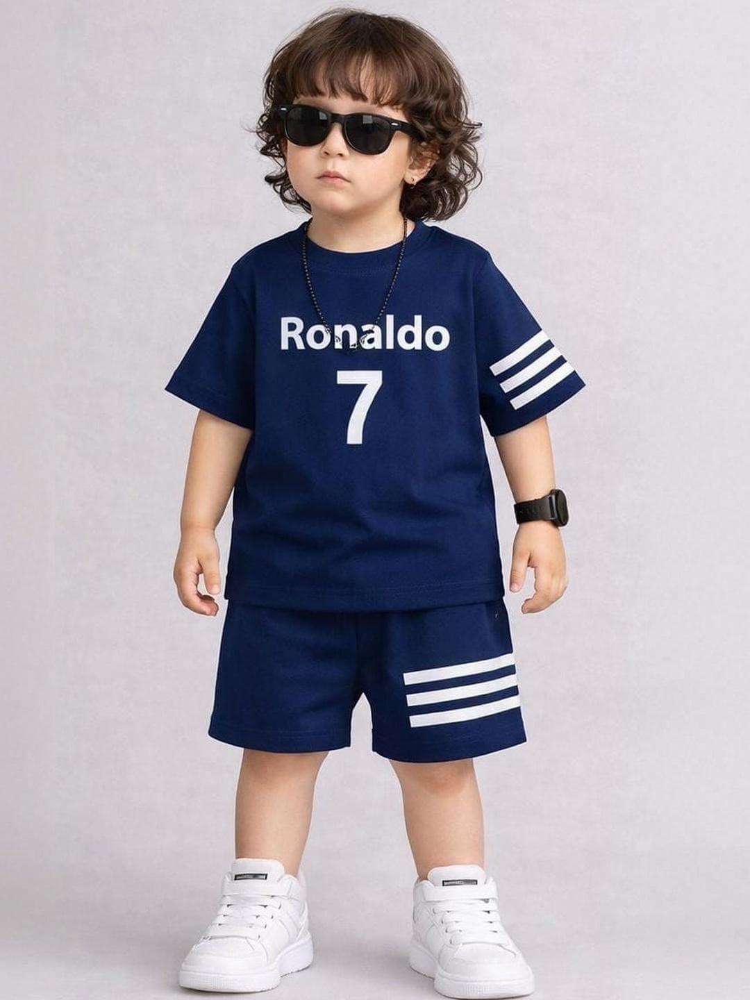 Kiditude Unisex Kids Printed T-shirt with Shorts