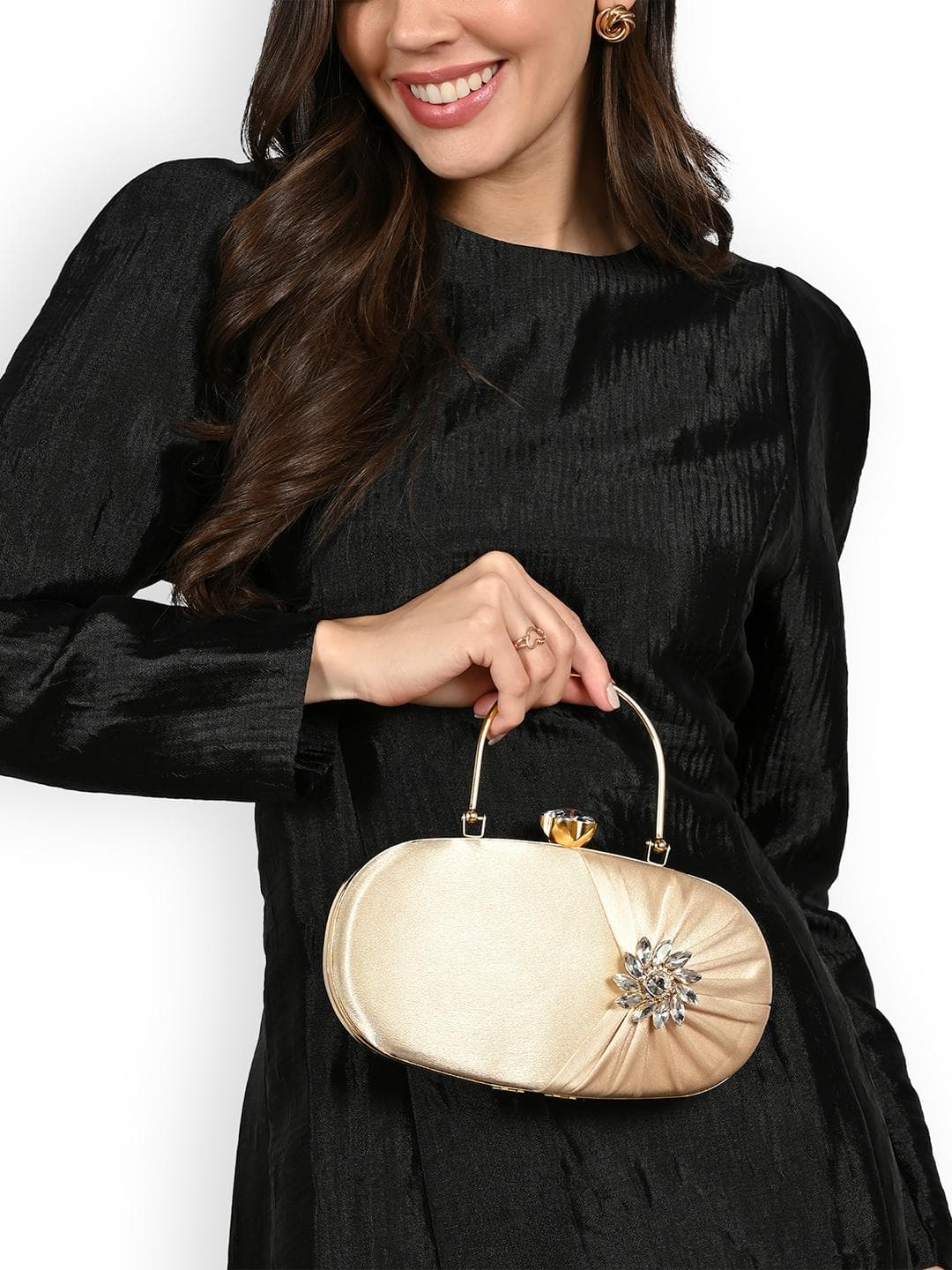 Lavie Women's Shaiz Oval Small Framed Clutch