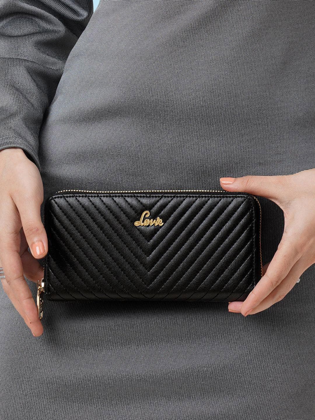 Lavie Women's Chevron Large Zip Around Wallet