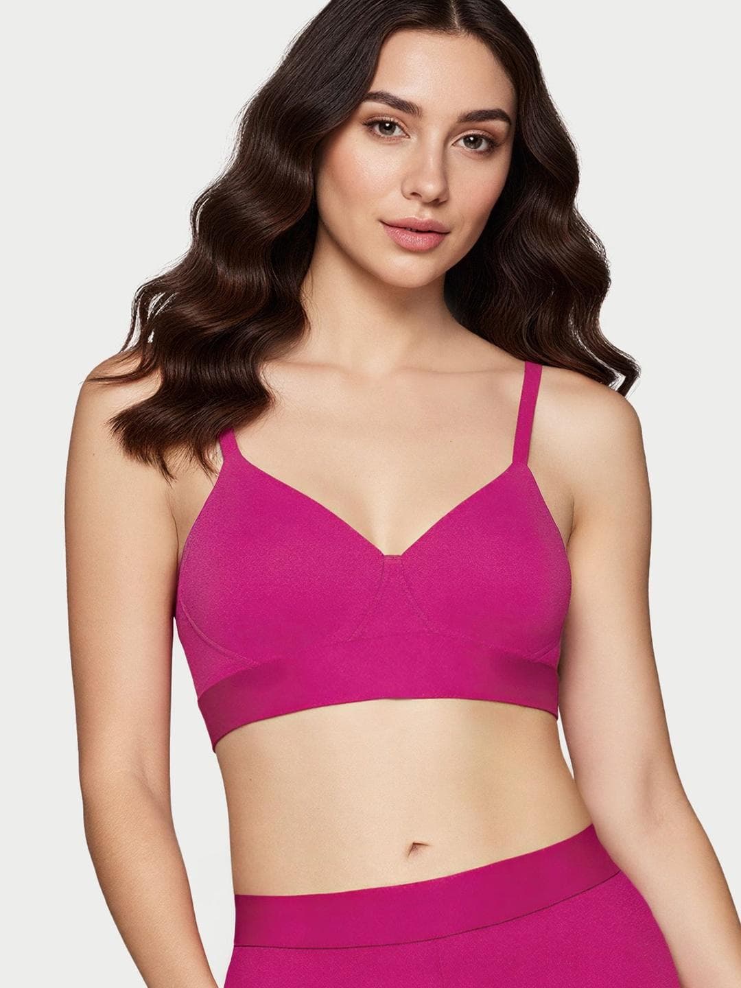Enamor The Flex T-Shirt Bra Padded Wirefree Medium Coverage Everyday Bra - SMB01