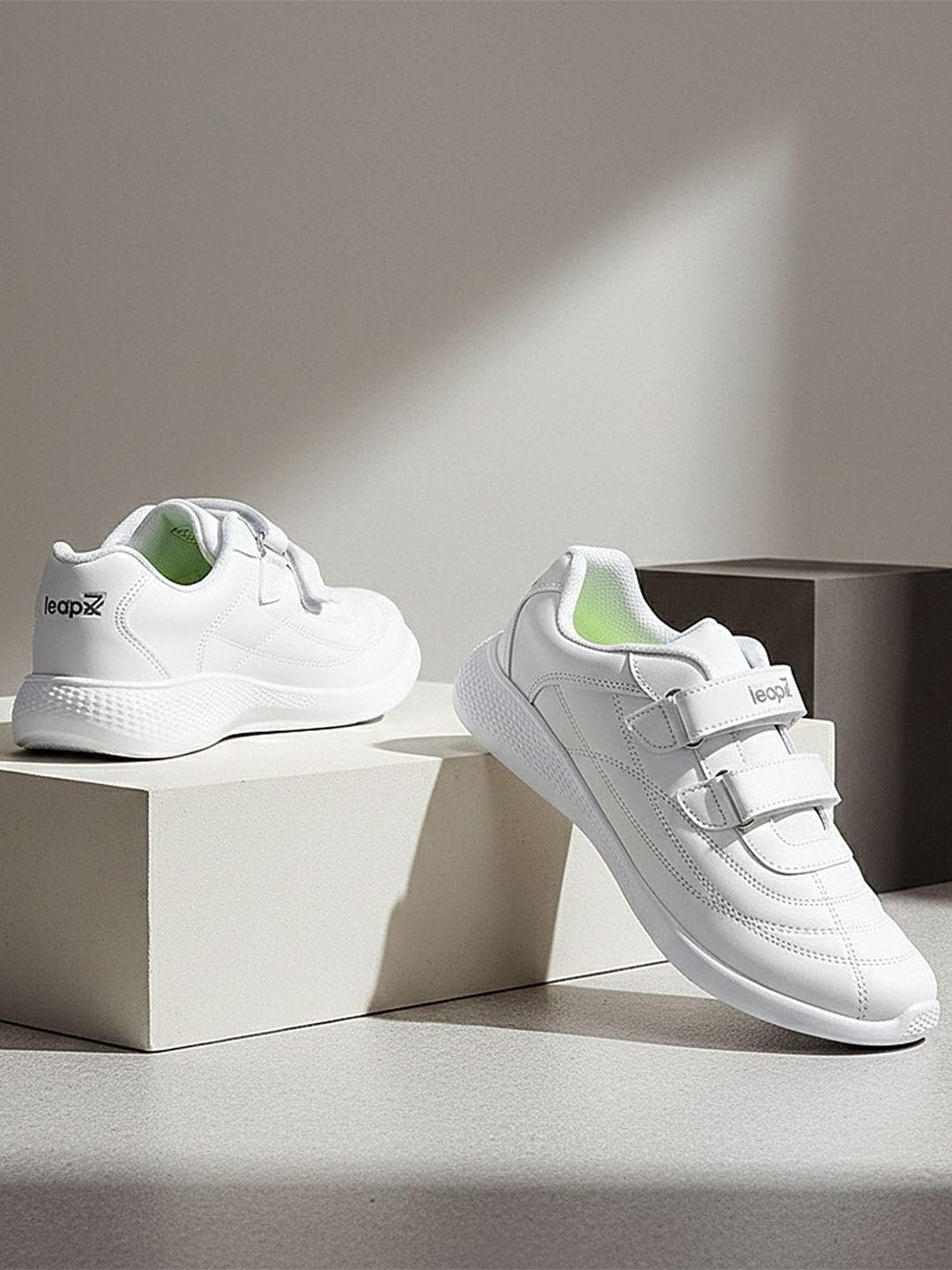Liberty Lucy & Luke Kids Black & White Slip-On Memory Foam Sneakers