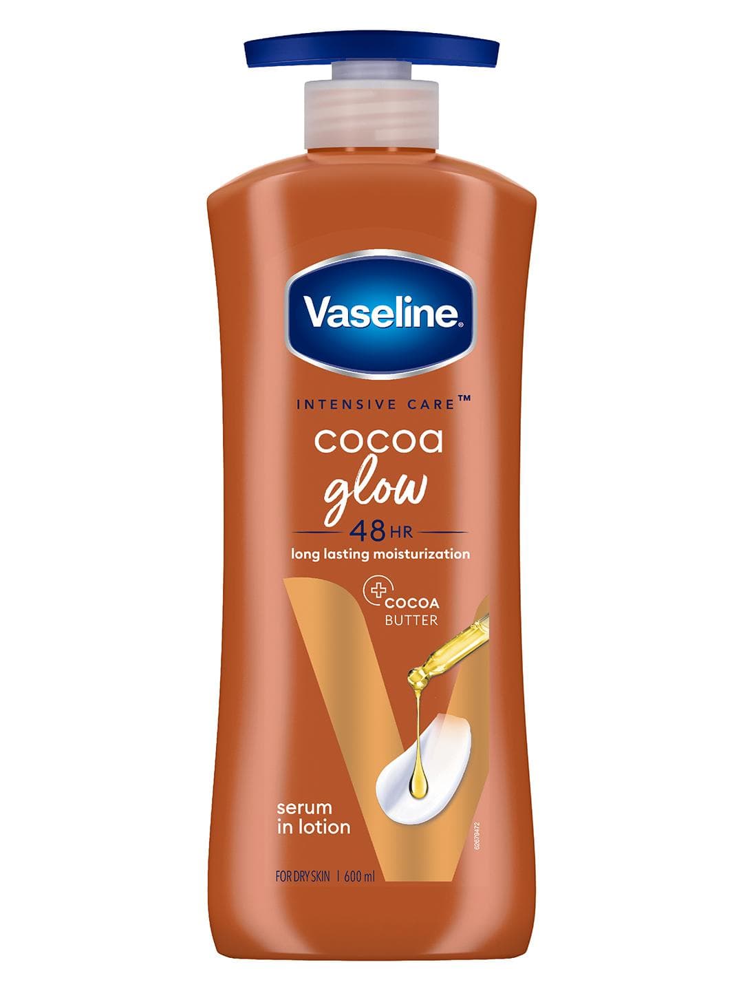 Buy Vaseline Cocoa Glow Serum In Lotion With 100% Pure Cocoa & Shea Butter 600 Ml - - Personal Care for Unisex
