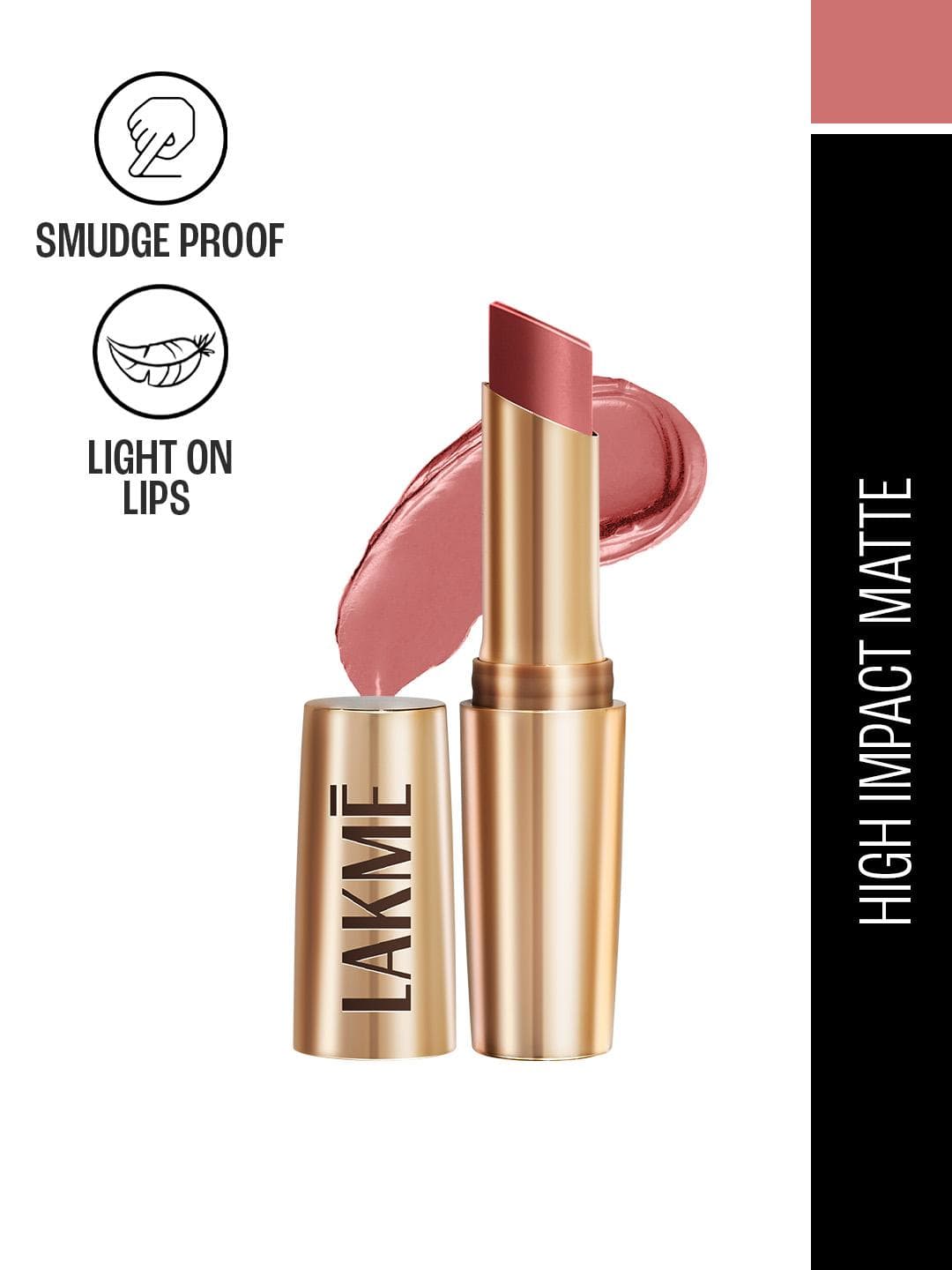 Buy Lakme 9to5 Powerplay Priming Matte Lipstick With Vit E Lasts 16Hr 3.6g MP7 Blushing Nude - - Personal Care for Women