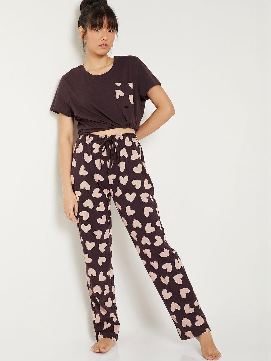 max Women Printed Night suit