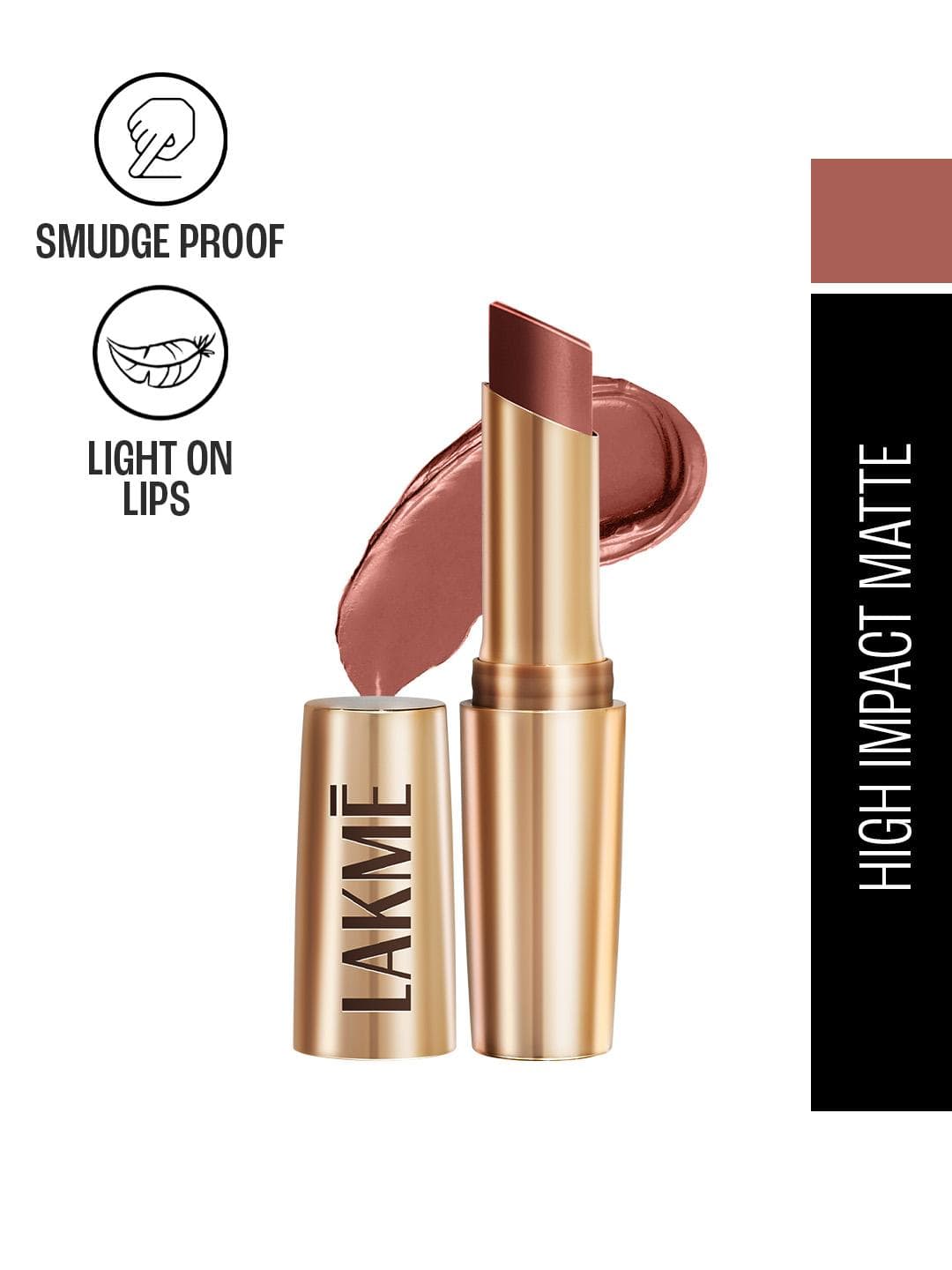 Buy Lakme 9to5 Powerplay Priming Matte Lipstick With Vit E Lasts 16Hr 3.6g Nude Touch - - Personal Care for Women