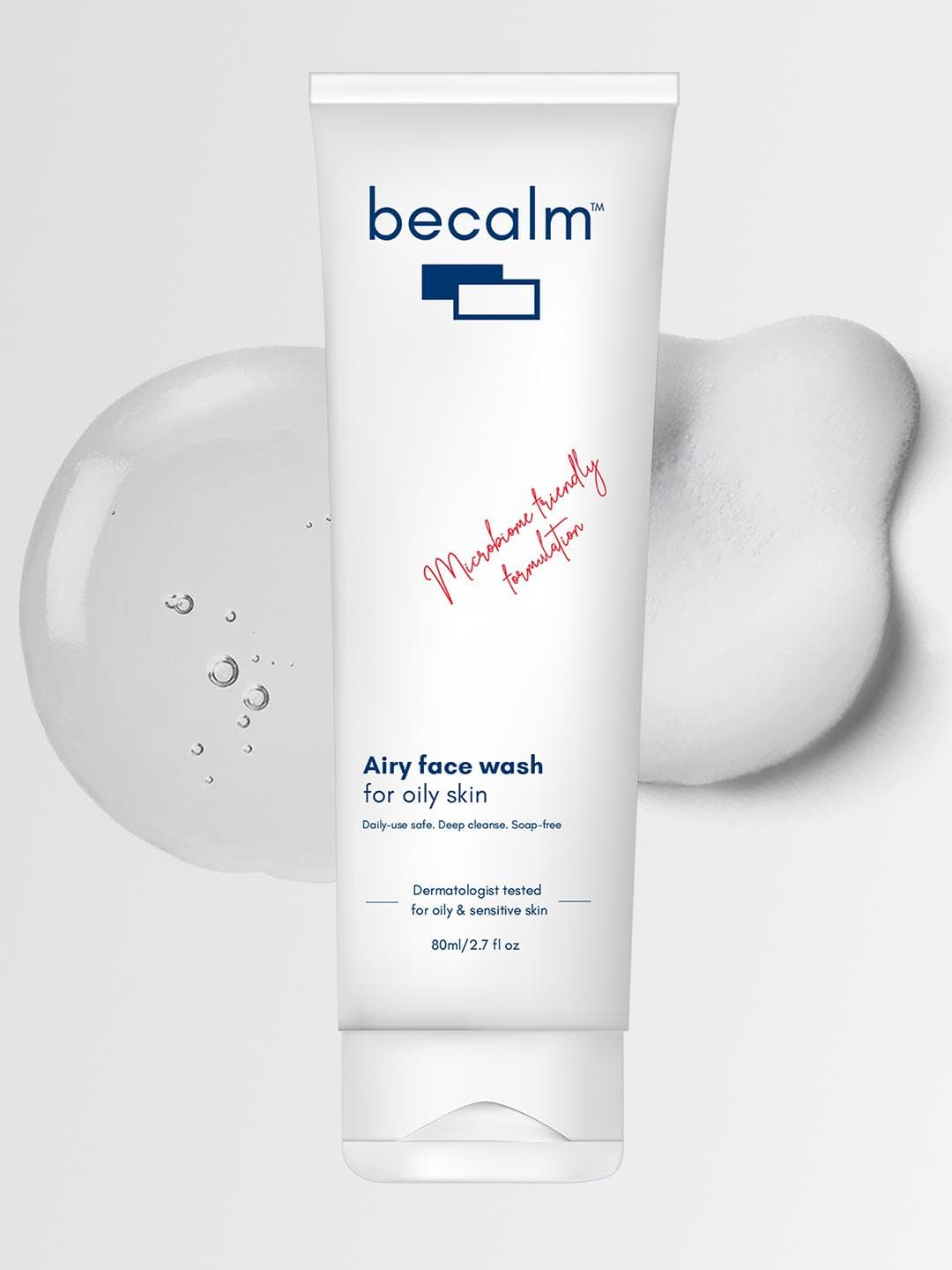 Buy Becalm Oily Skin Soap Free Salicylic Acid Airy Face Wash 80 Ml - - Personal Care for Unisex