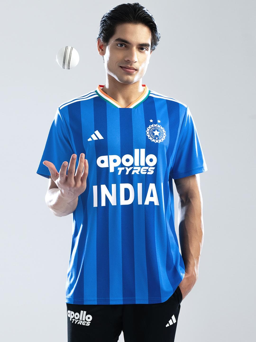 ADIDAS Typography Printed India T20 International Cricket Fan Jersey