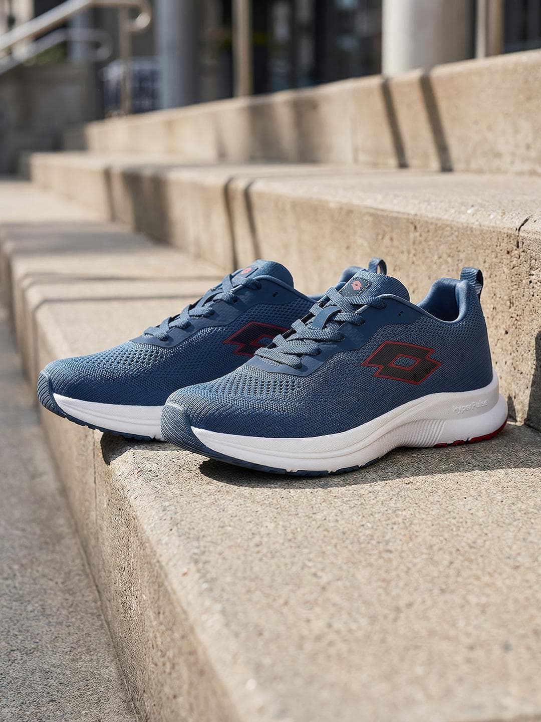 Buy Lotto Men Atleta Knit Blue Running Shoes - - Footwear for Men