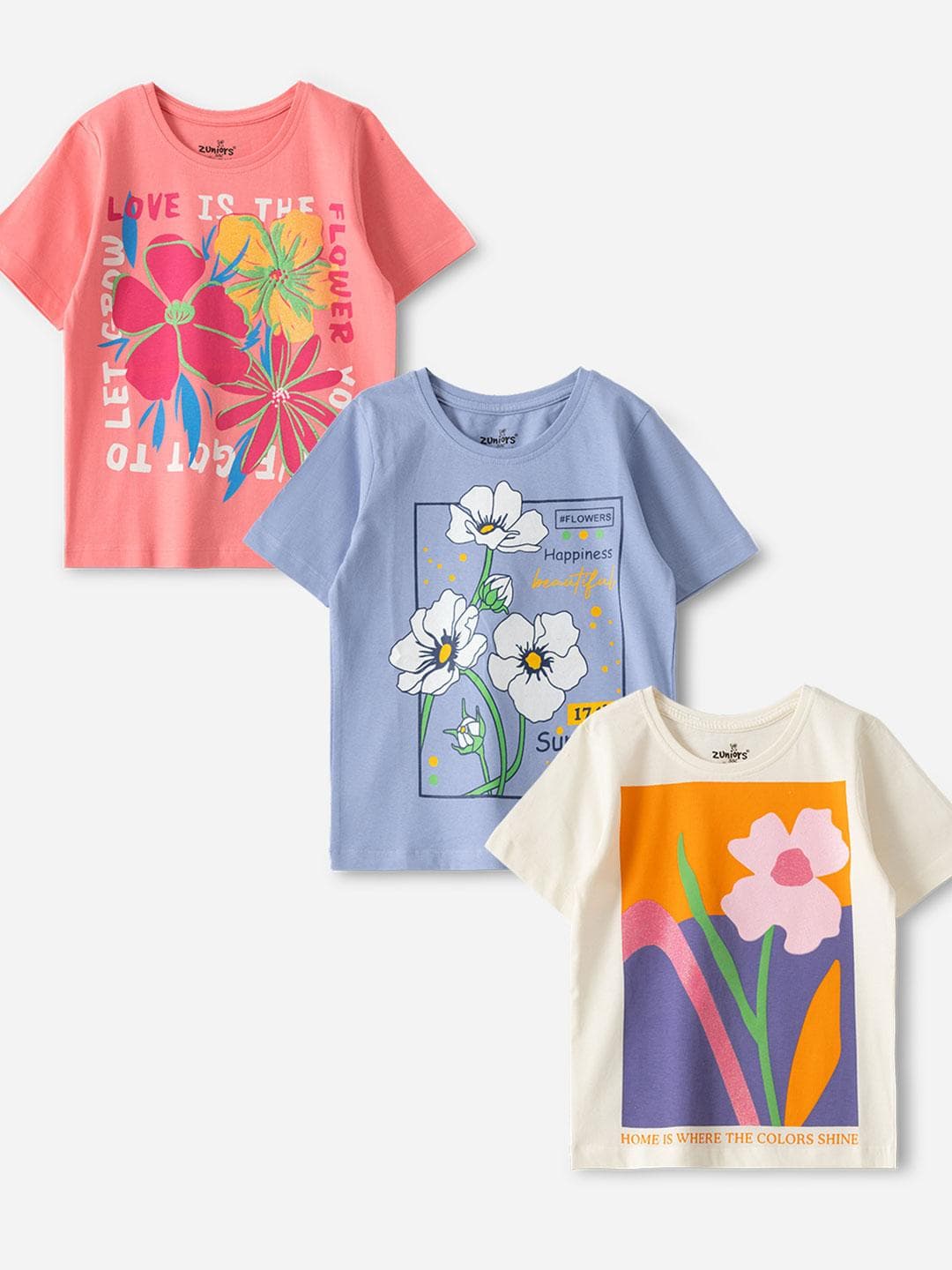 ZUNIORS SSC Girls Cotton Tshirts