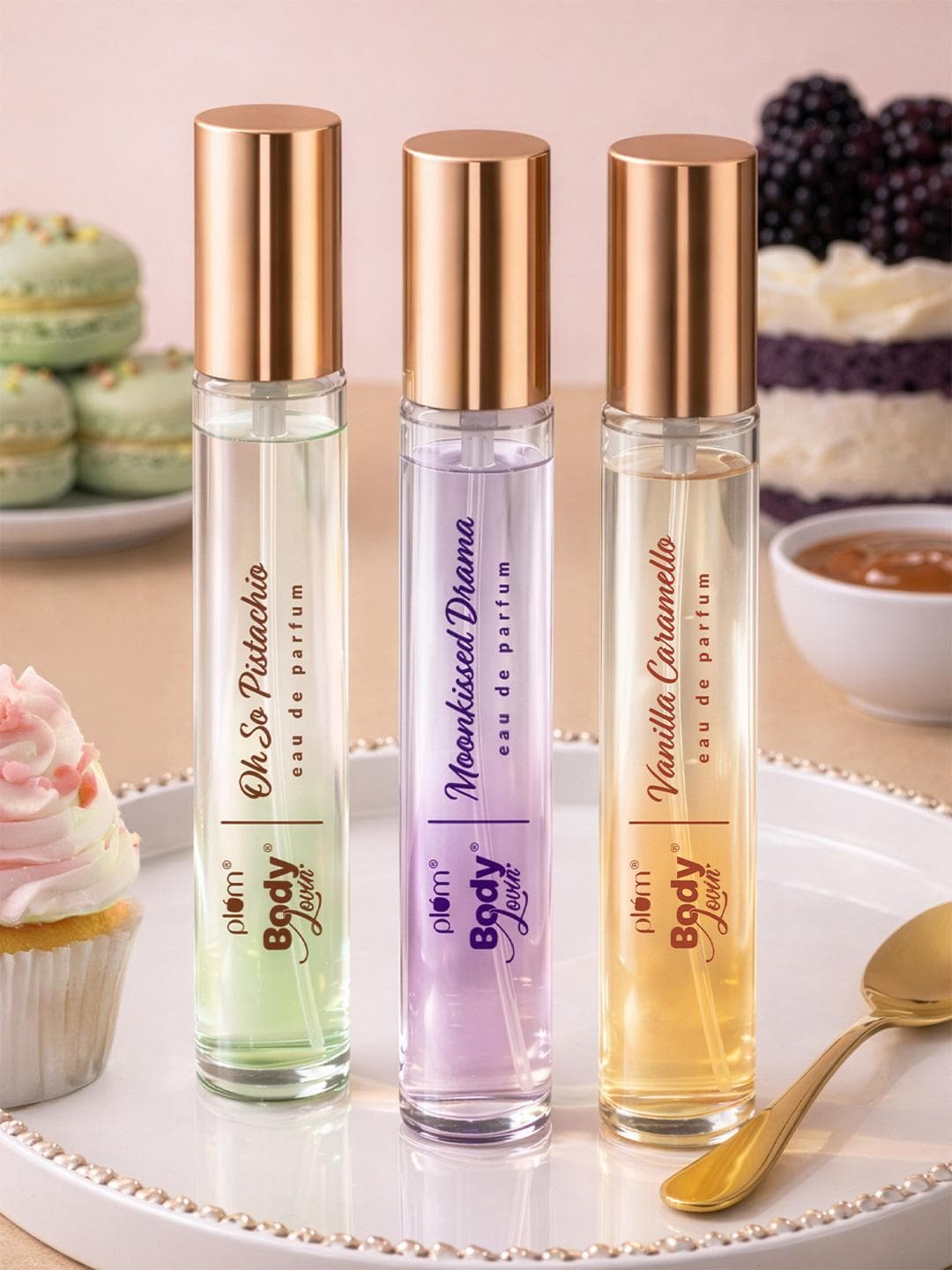 Plum BodyLovin' Set of 3 Long-Lasting Eau De Parfum - 15 ml each