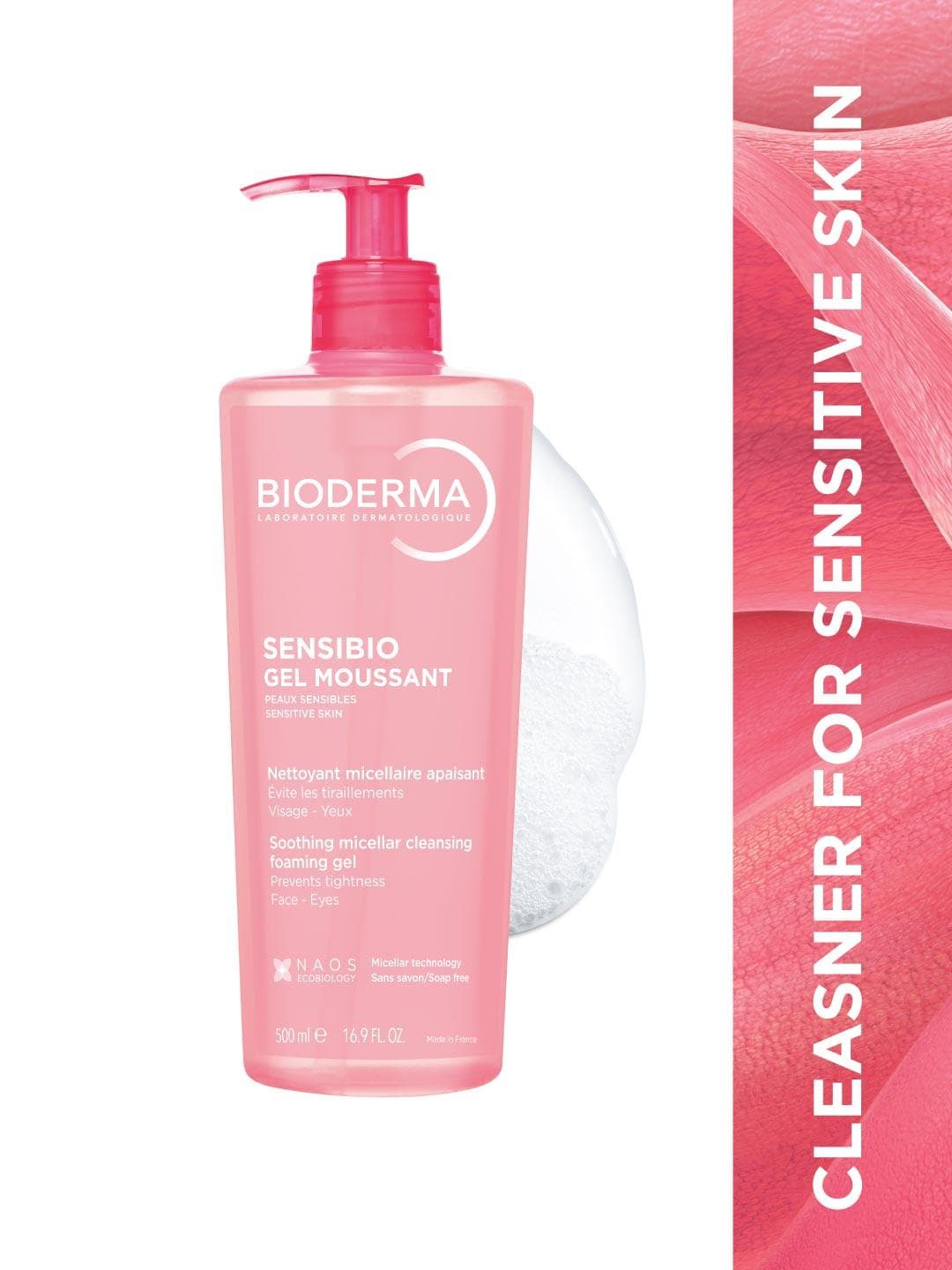 Buy BIODERMA Sensibio Gel Moussant Soothing Micellar Cleansing Foaming Gel 500 Ml - - Personal Care for Unisex